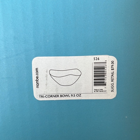 Nambe Tri-corner bowl - Picture 4 of 8